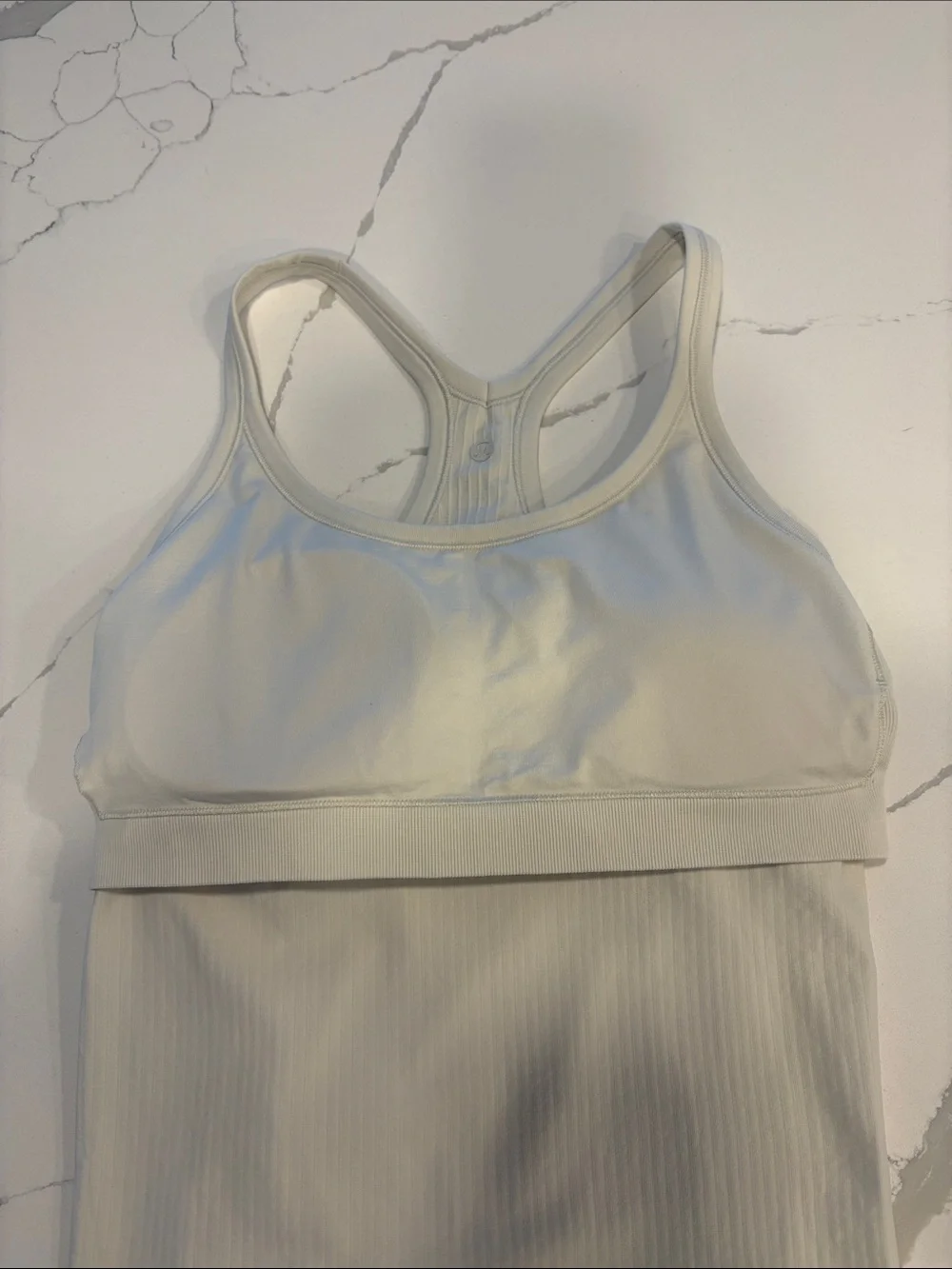Lululemon Ebb to Street Tank Top ~ 10 ~ Ivory
